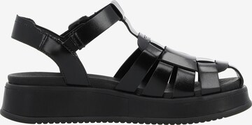 Rieker EVOLUTION Strap Sandals in Black