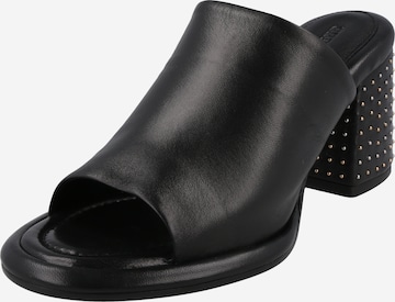 BRONX Mules 'New Jagger' in Black: front