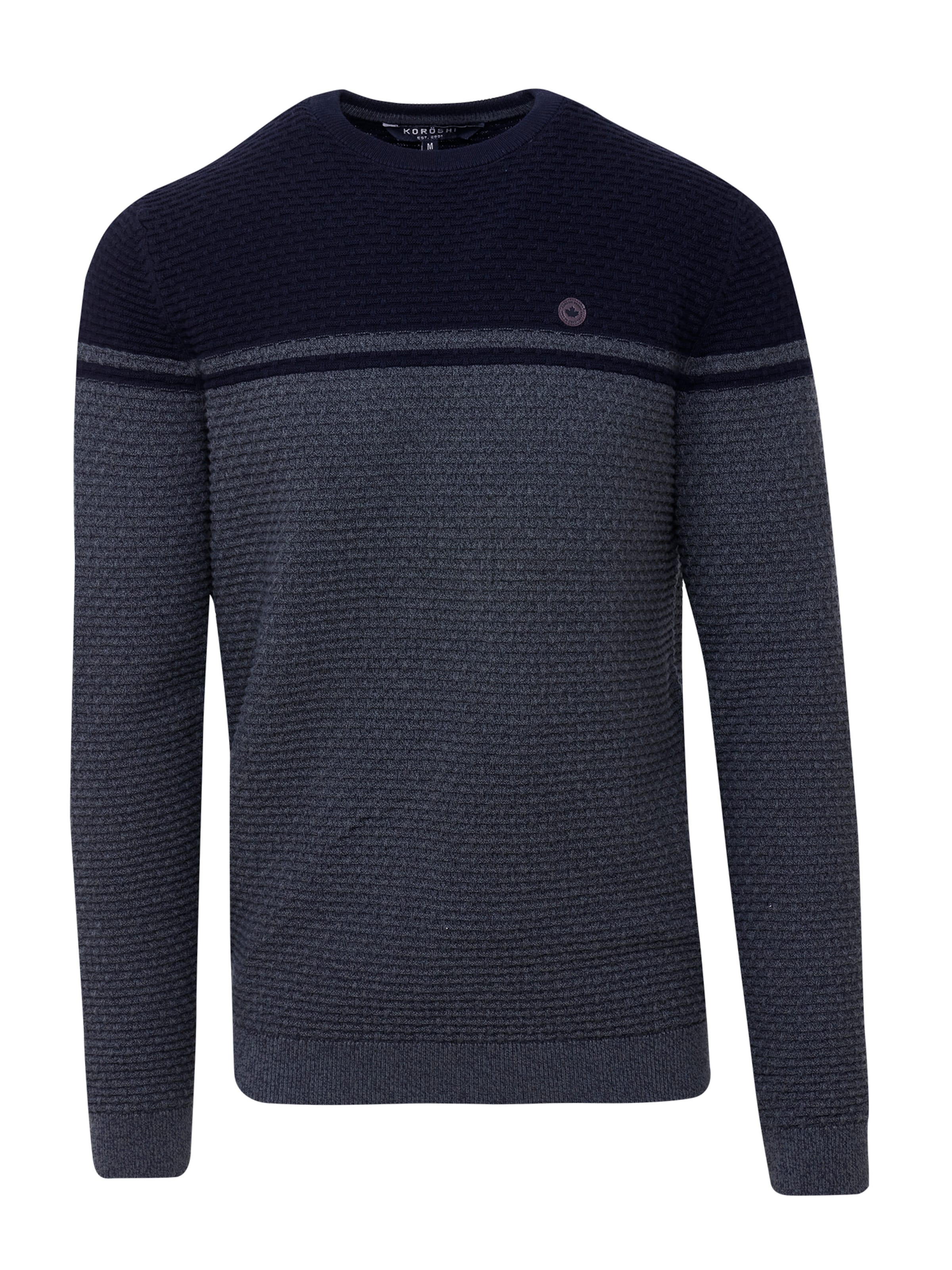 Pullover di KOROSHI in blu: frontale