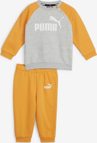 PUMA Sweatsuit 'Essentials' in Yellow: front