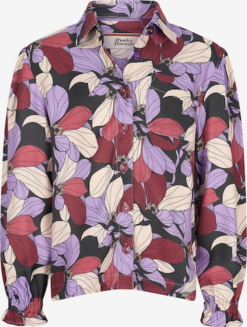 Camicia da donna 'So Caught Up' di 4funkyflavours in lilla: frontale