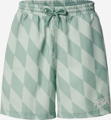 FC BAYERN MÜNCHEN Loose fit Pants 'Jonas' in Green: front