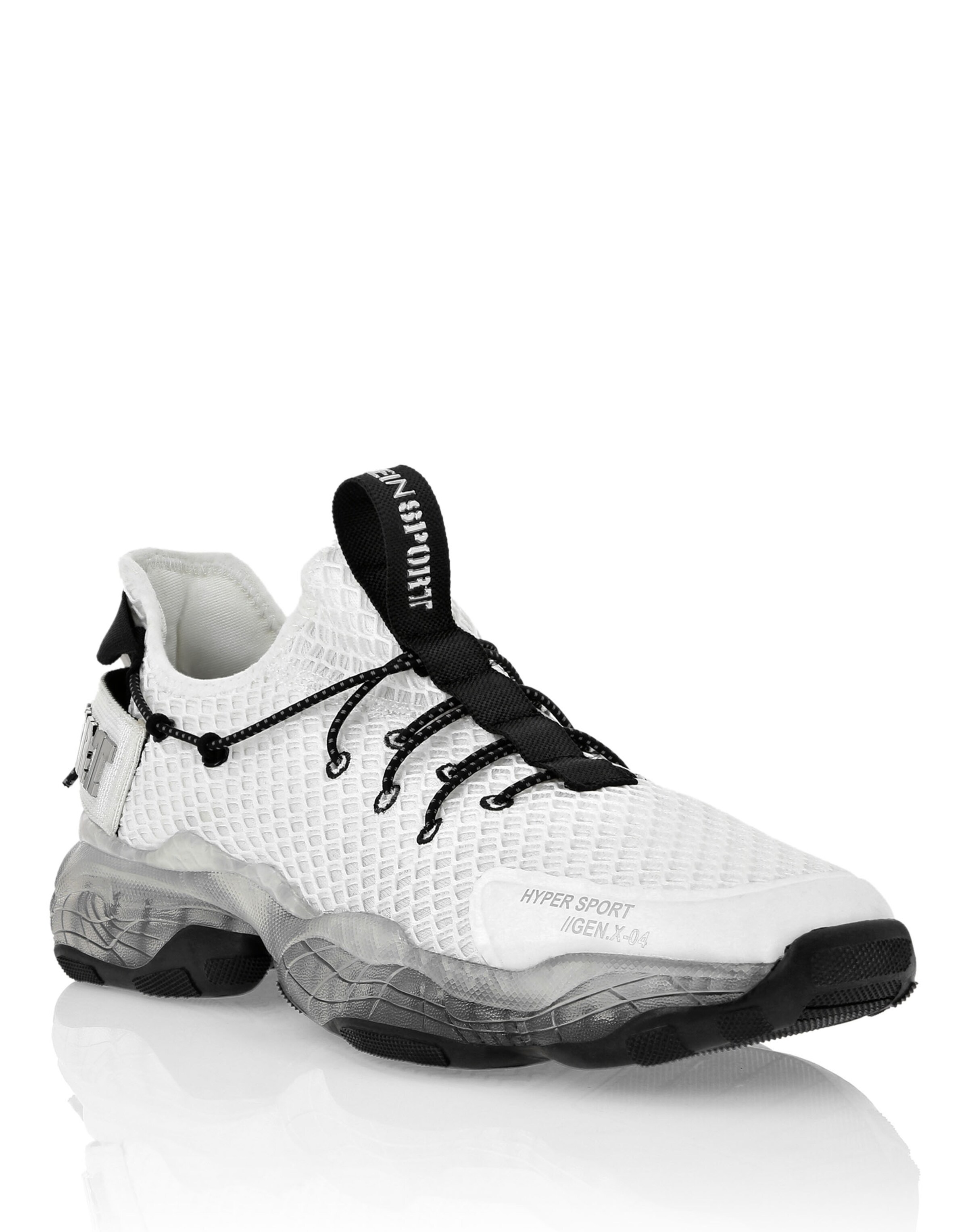 Plein Sport - Sapatilhas baixas em branco: frente