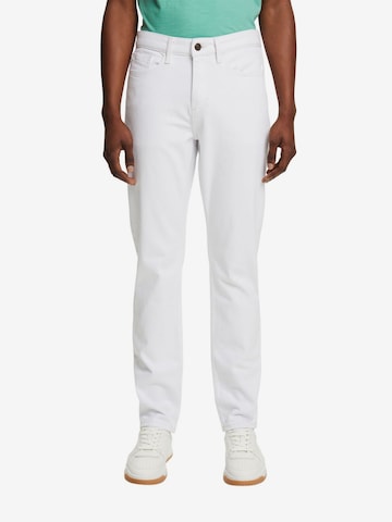 ESPRIT Slim fit Jeans in White: front