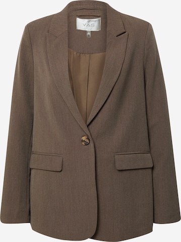 Y.A.S Blazer 'RONAN' i brun: forside