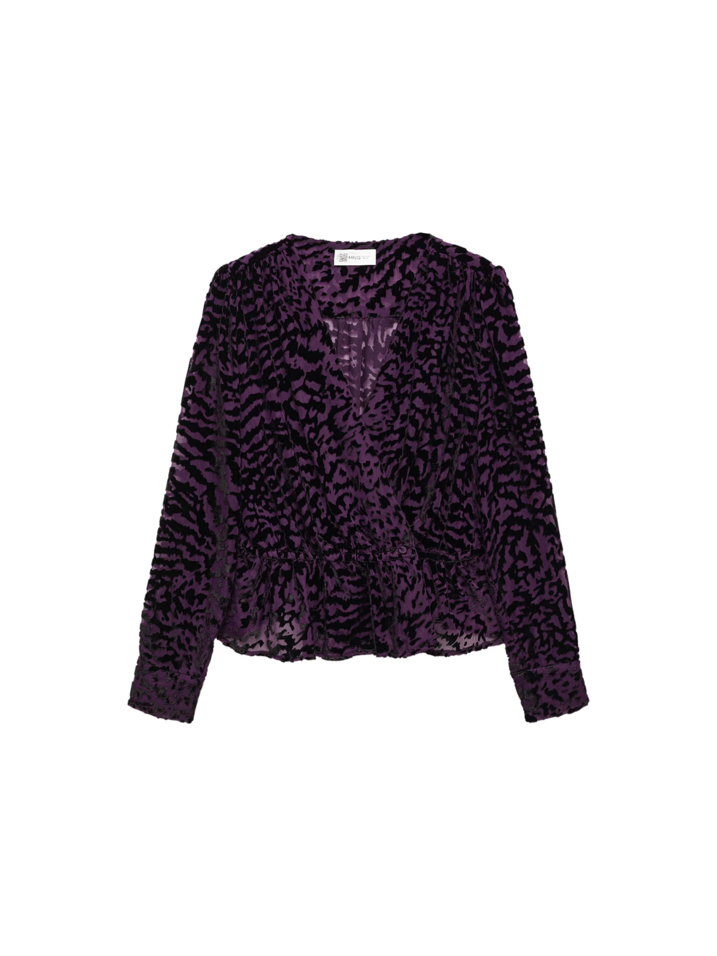 MANGO Blouse 'Debora' in Black: front