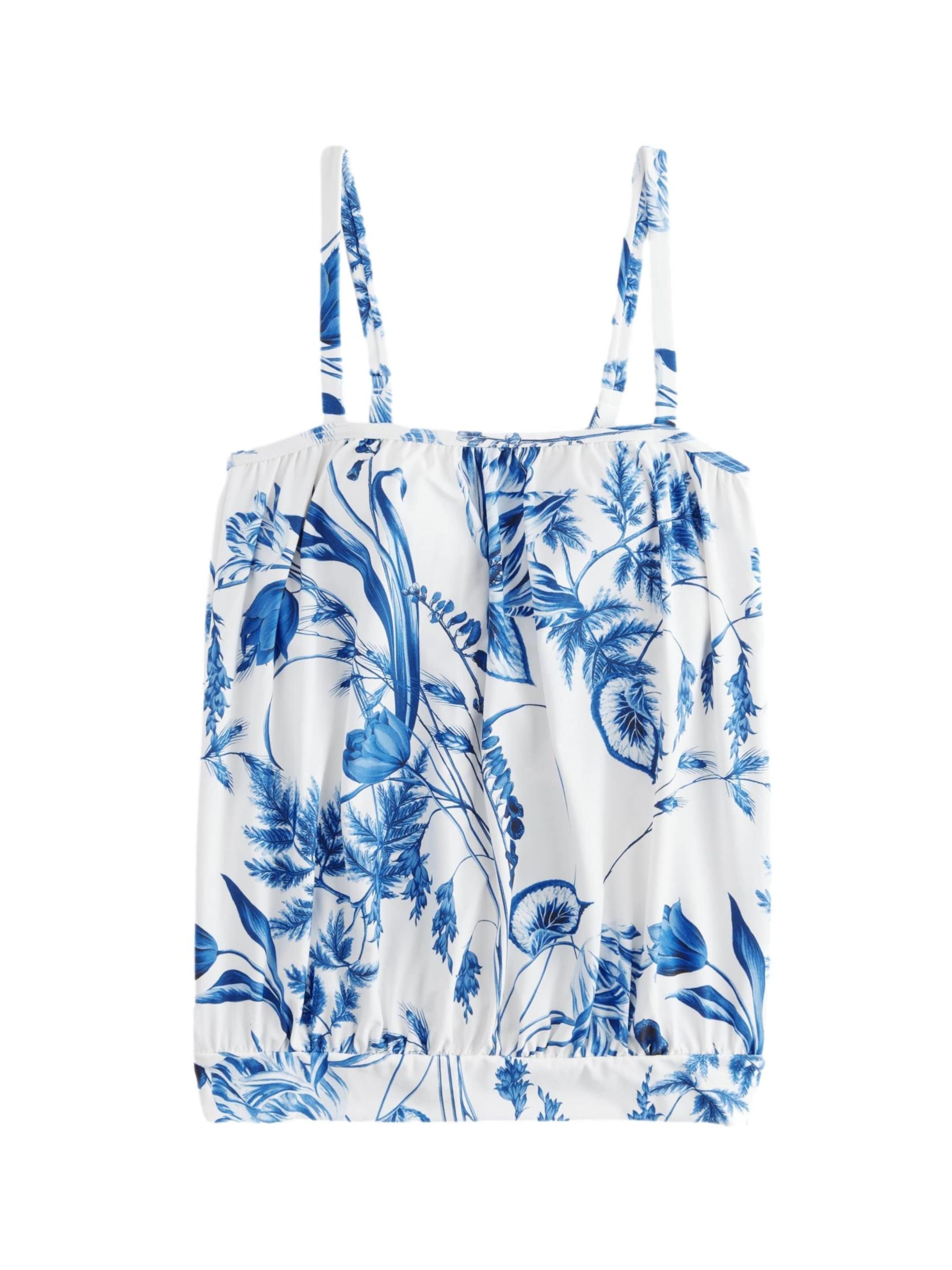 Next Верх танкини в Белый: спереди