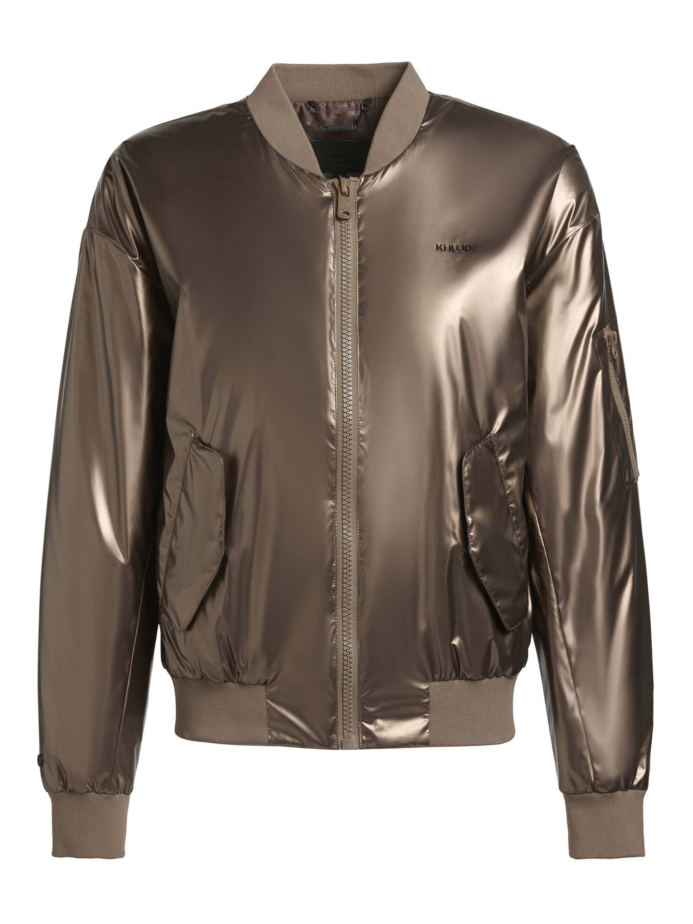 khujo Jacke 'Aneo' in Braun: Vorderseite