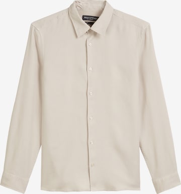 Marc O'Polo Button Up Shirt in Beige: front