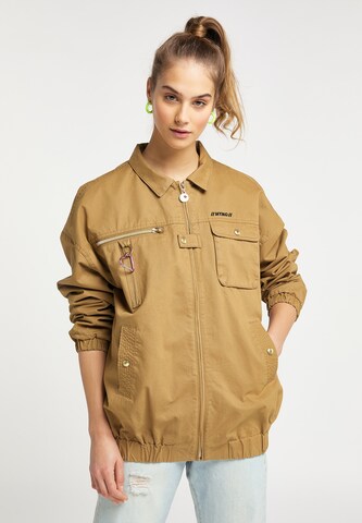 MYMO Between-season jacket in Beige: front