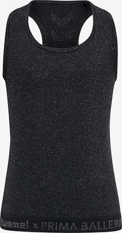 Hummel Sports Top in Black: front