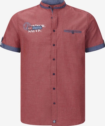 Jan Vanderstorm Comfort fit Button Up Shirt ' Lodmund ' in Red: front