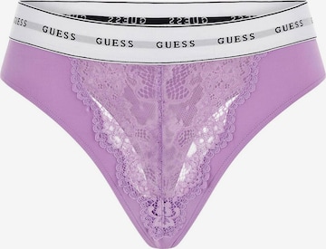 GUESS Thong in Purple: front