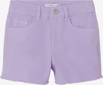 Regular Pantalon 'ROSE' NAME IT en violet : devant