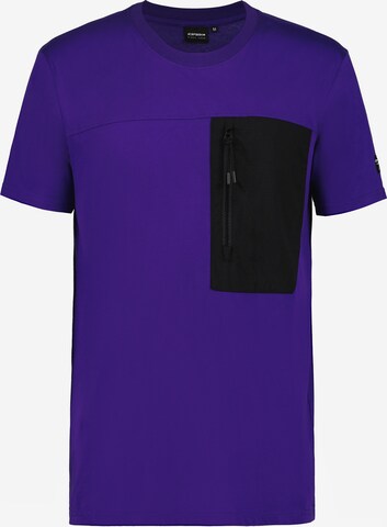 ICEPEAK Функционална тениска в лилав: отпред