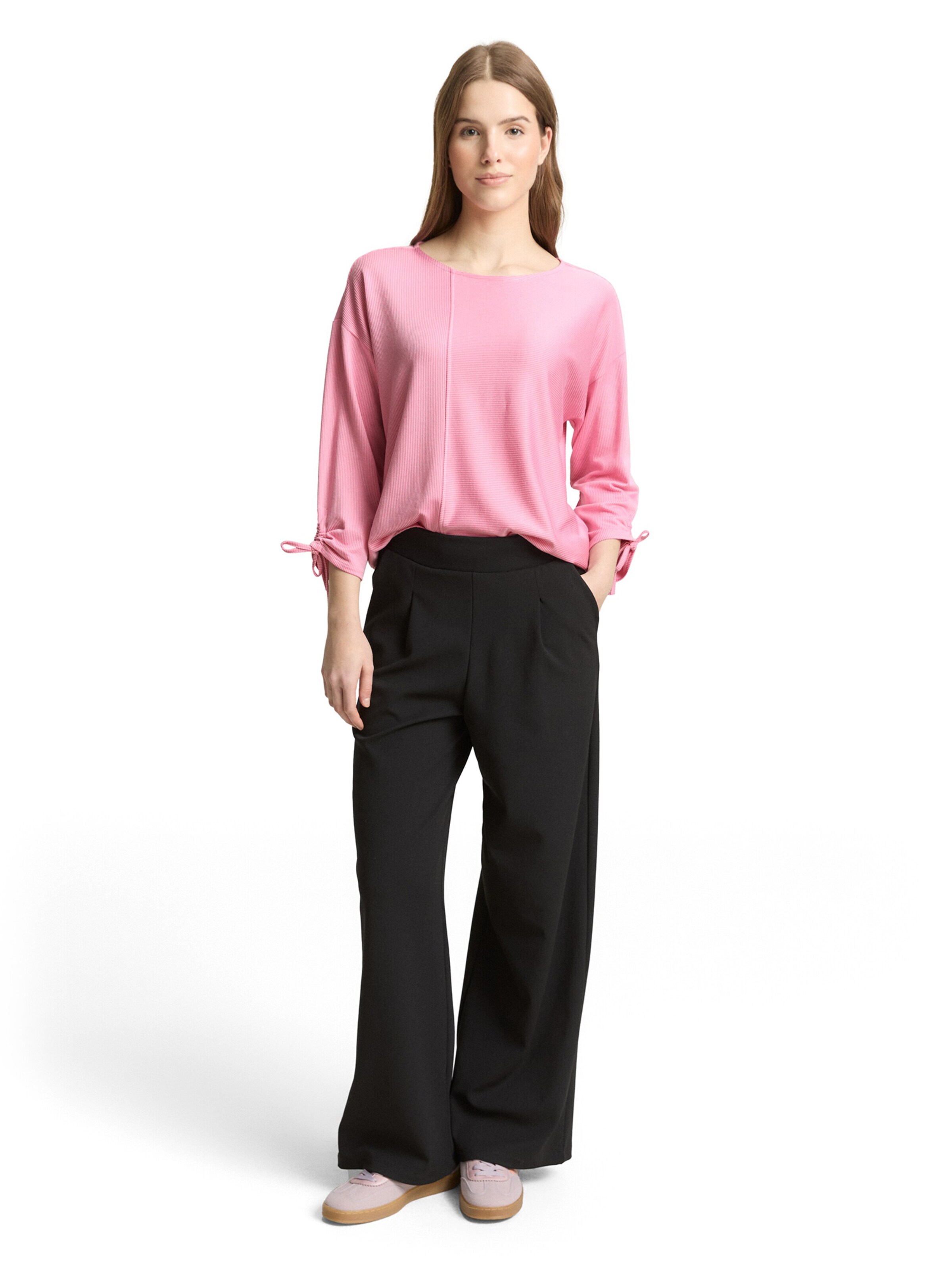 TOM TAILOR DENIM Футболка в Ярко-розовый