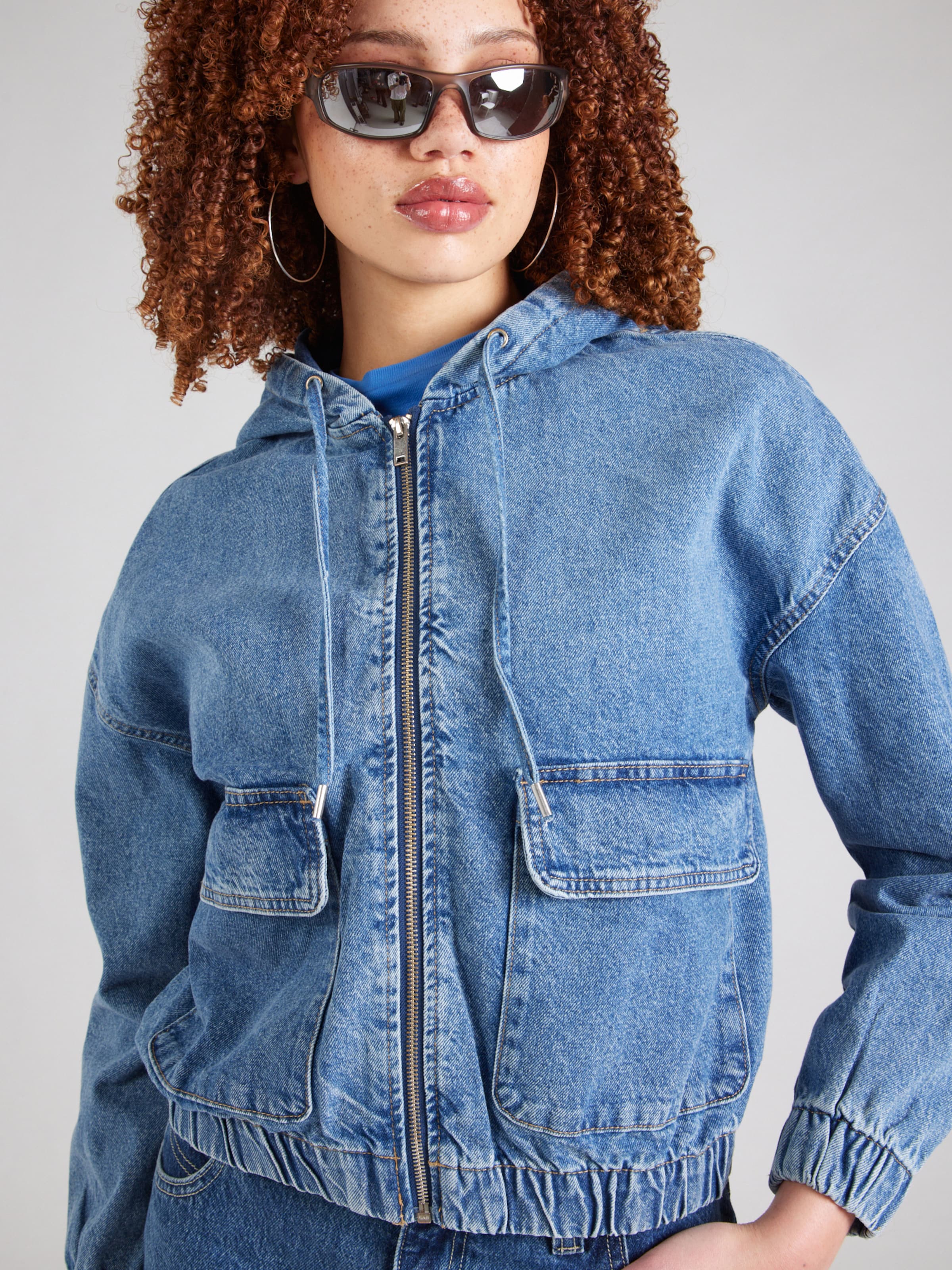 ONLY Between-Season Jacket 'ONLKenzie' in Blue Denim | ABOUT YOU