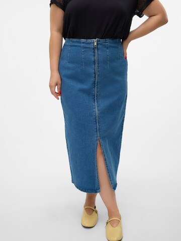 Jupe Vero Moda Curve en bleu