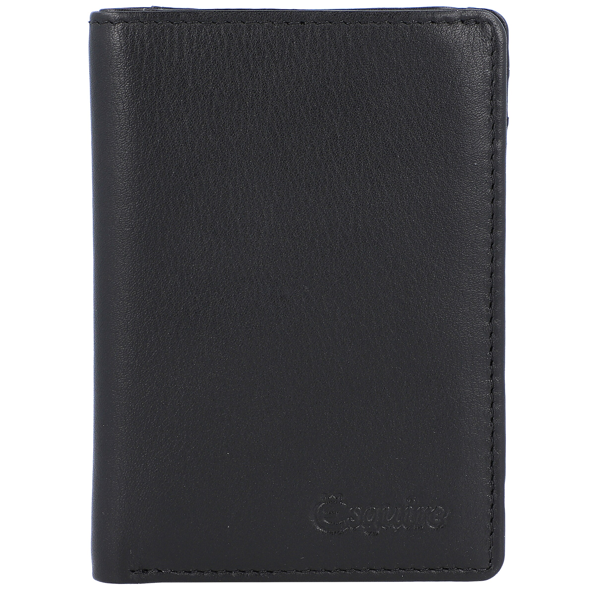Esquire Wallet in Black: front