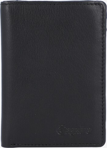 Esquire Wallet in Black: front