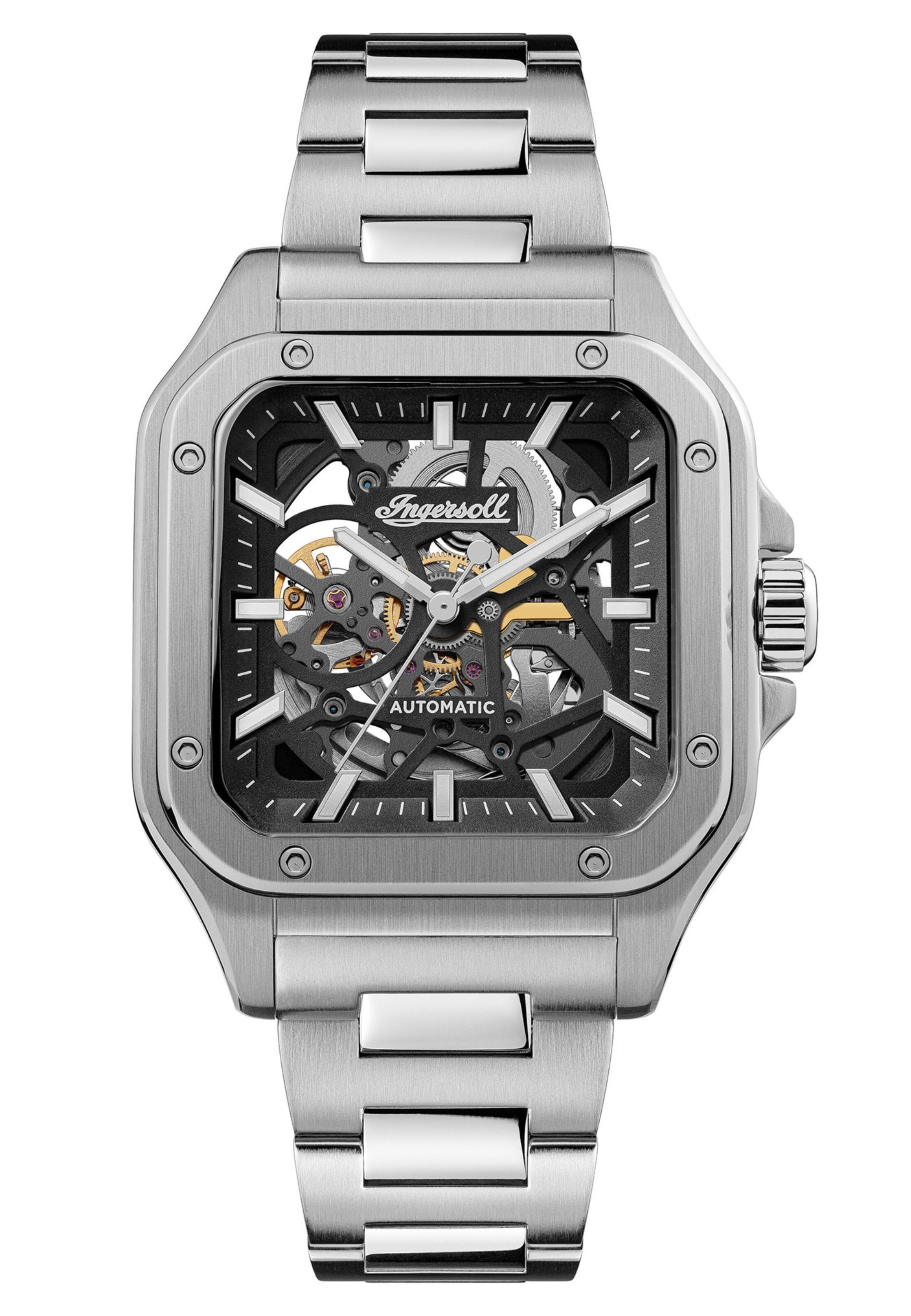 INGERSOLL Analoguhr 'The Ollie' in Grau: Vorderseite