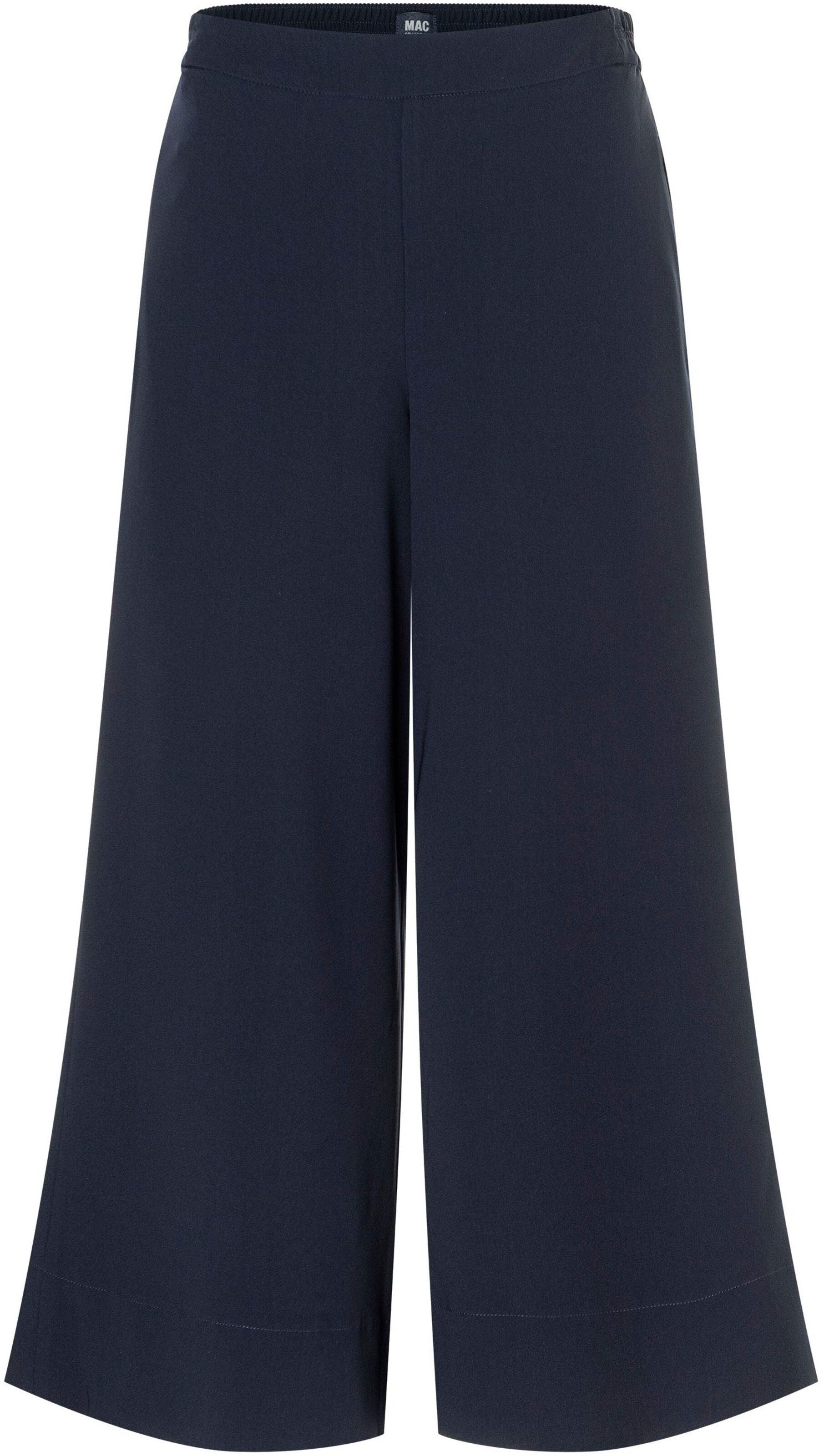 MAC Wide Leg Hose in Blau: Vorderseite