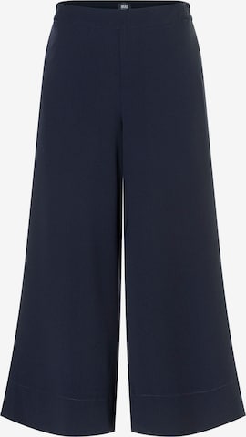 MAC Wide Leg Hose in Blau: Vorderseite