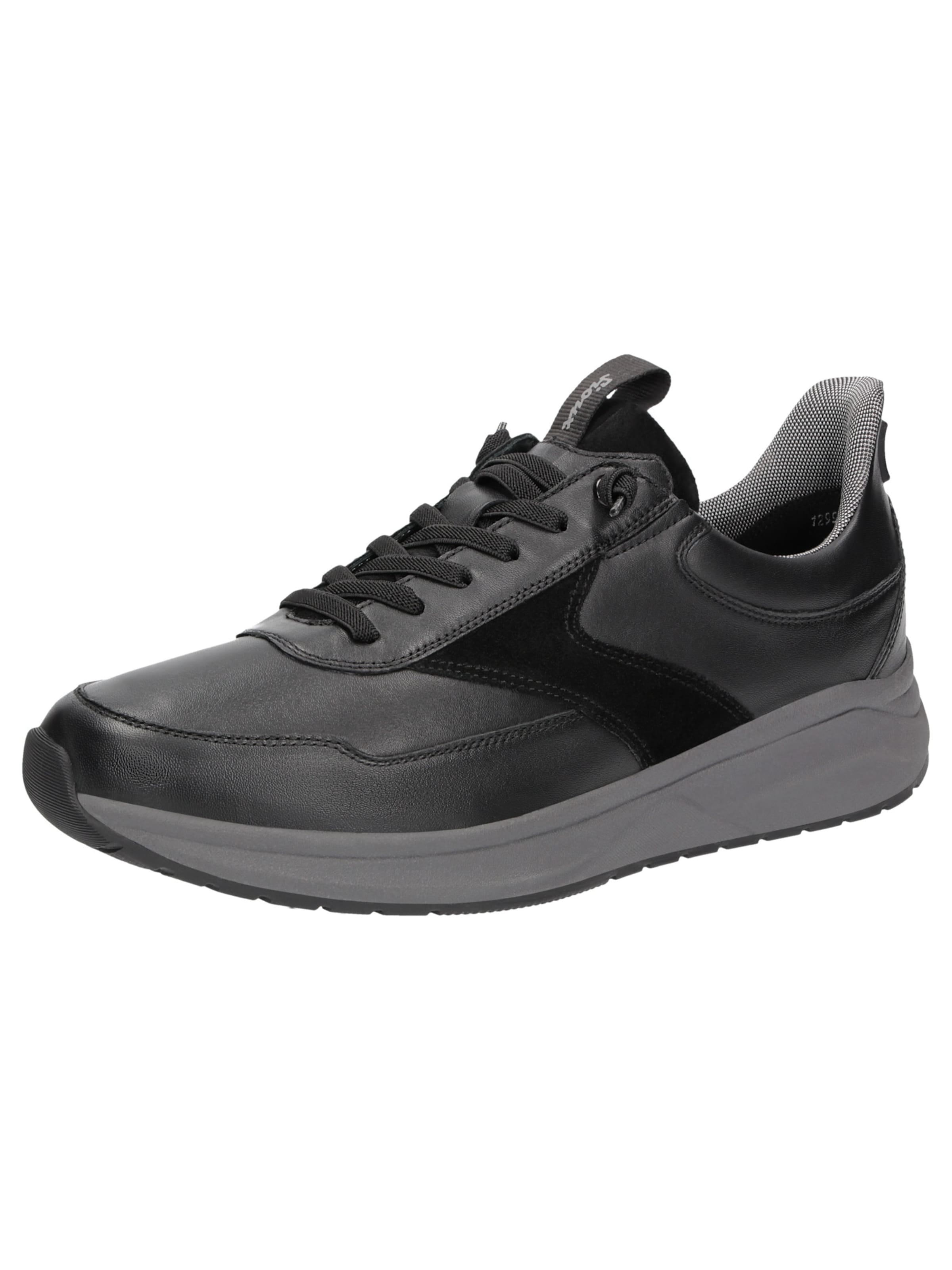 SIOUX Sneakers laag in Zwart: voorkant