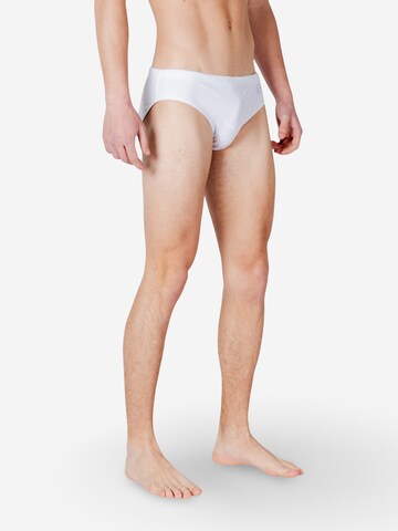 Pantaloncini da bagno '7M000501 AF14514' di EA7 Emporio Armani in bianco