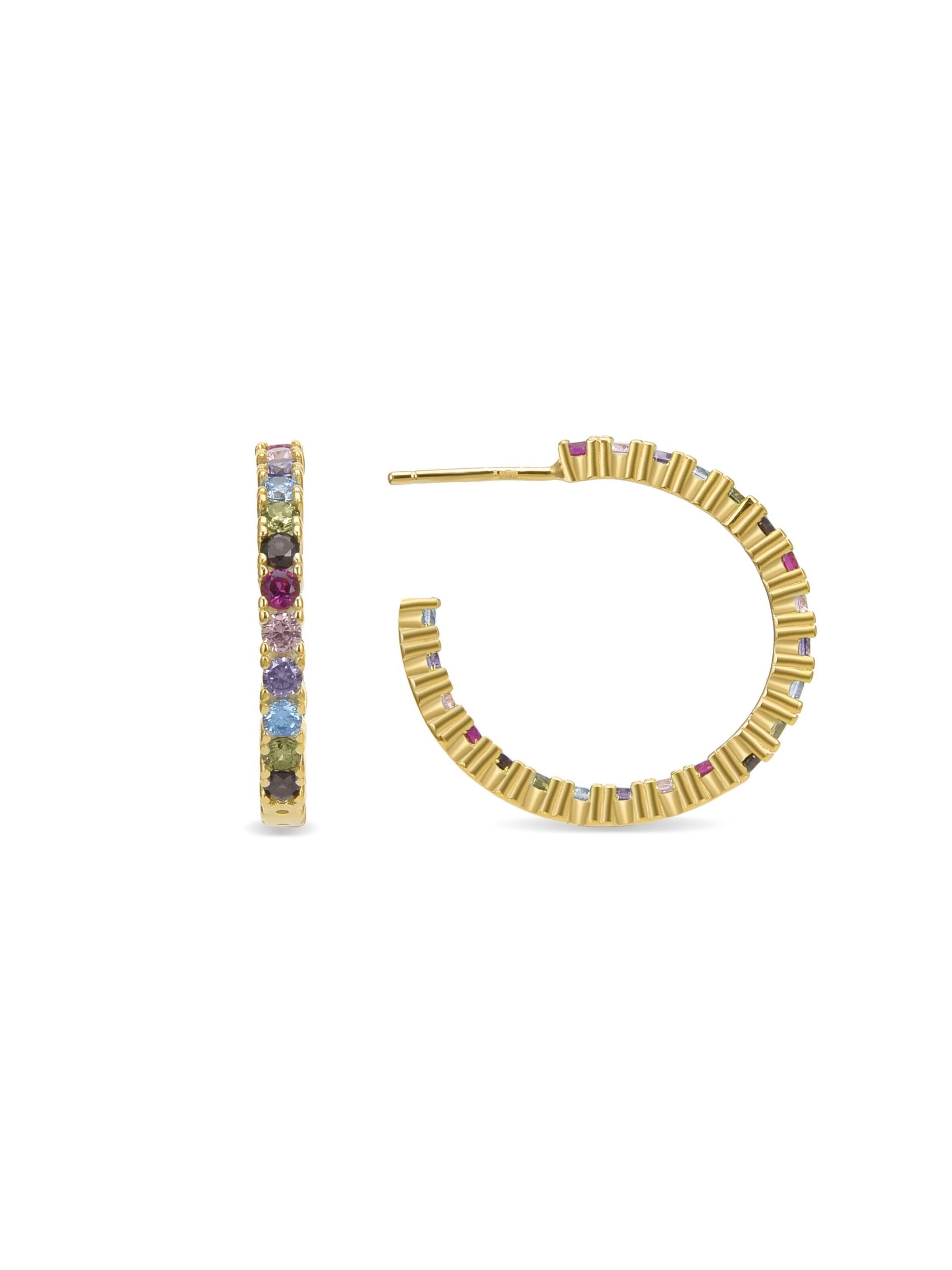 Luxenter Pendientes 'Vyamba' en mezcla de colores, Vista del producto