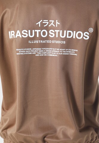 Irasuto Studios Sweatshirt 'Tricote' in Braun