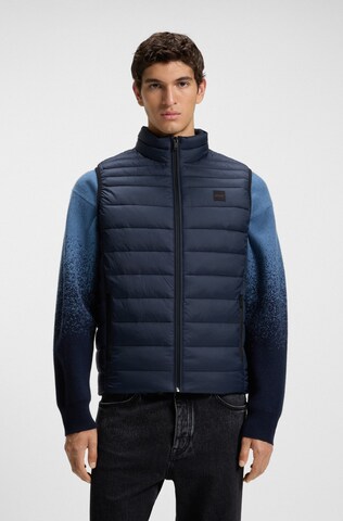 BOSS Orange Vest in Blue: front