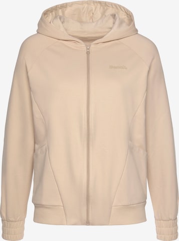 BENCH Zip-Up Hoodie in Pink: front