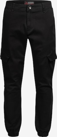 Pantalon 'AS274' Alessandro Salvarini en noir : devant