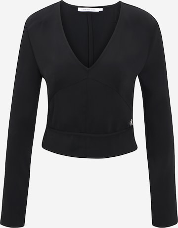 Calvin Klein Jeans Μπλούζα σε μαύρο: μπροστά