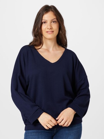 T-shirt Tom Tailor Women + en bleu : devant