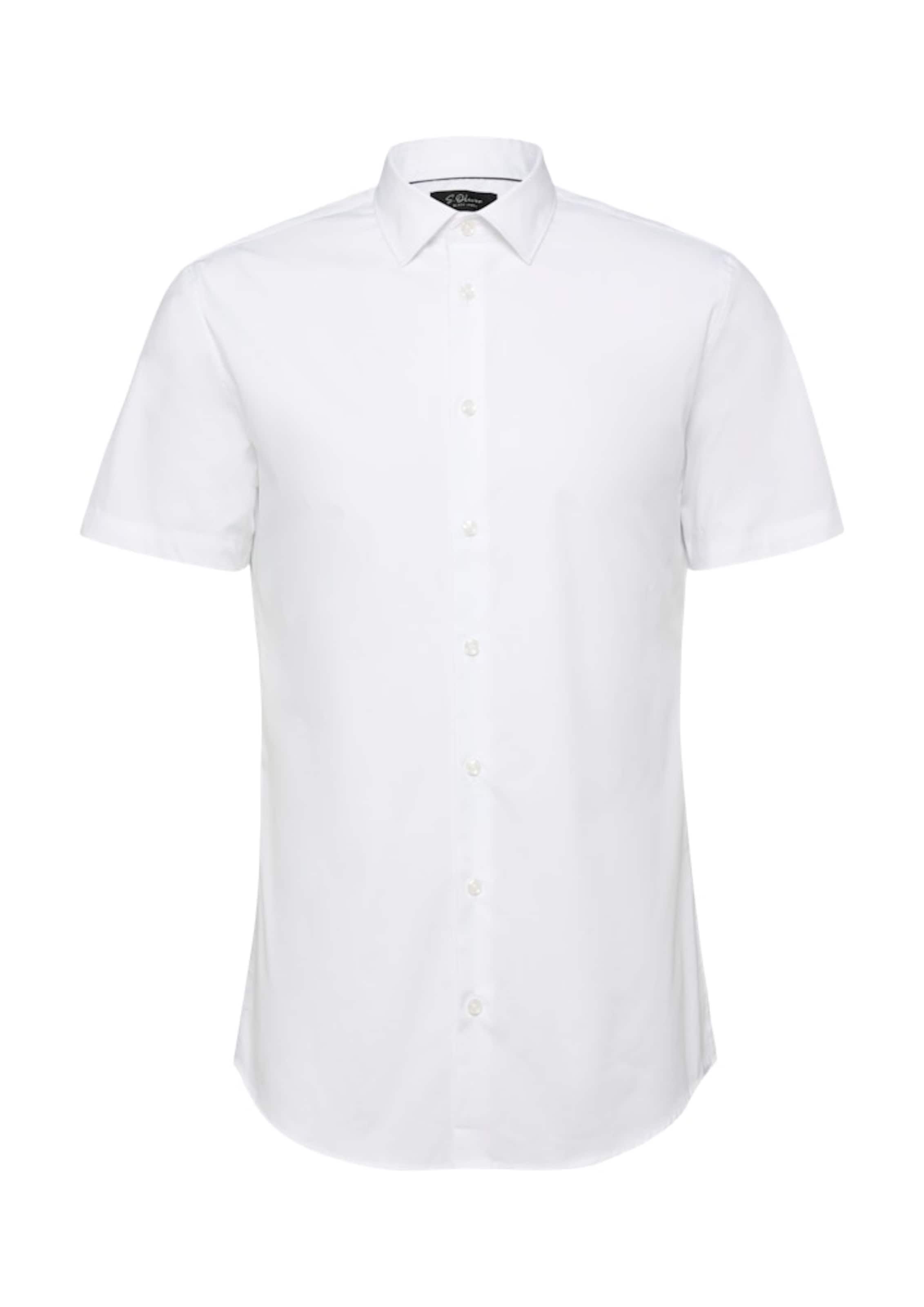 Coupe regular Chemise s.Oliver en blanc : devant