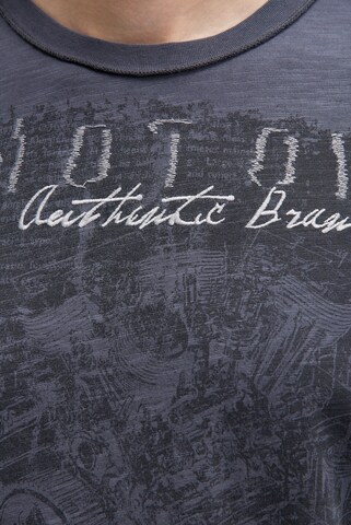 CAMP DAVID Shirt in Blue: front