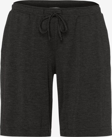 Pantalon de pyjama 'Natural Elegance' Hanro en noir : devant