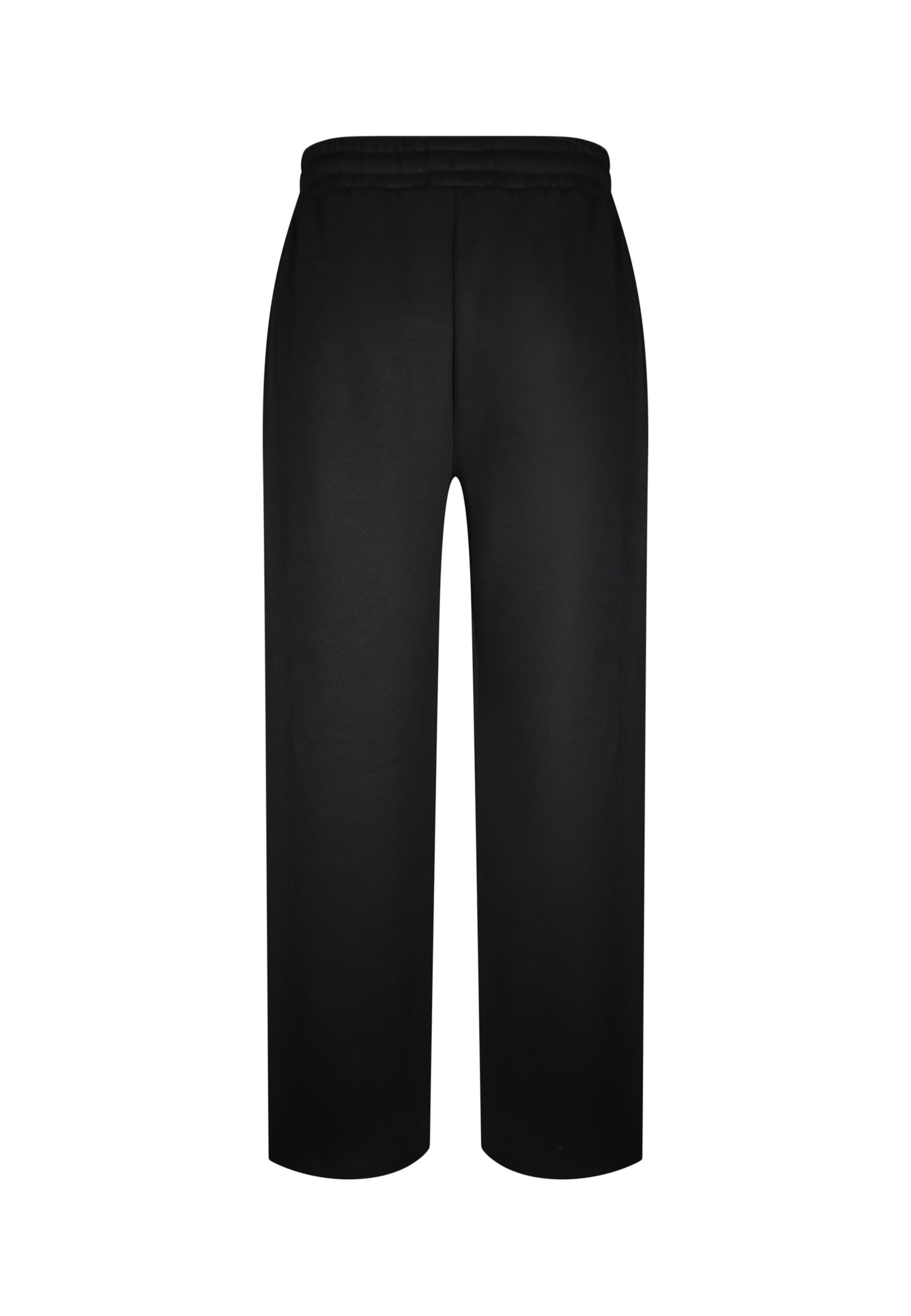 SikSilk Wide leg Broek 'Essentials' in Zwart