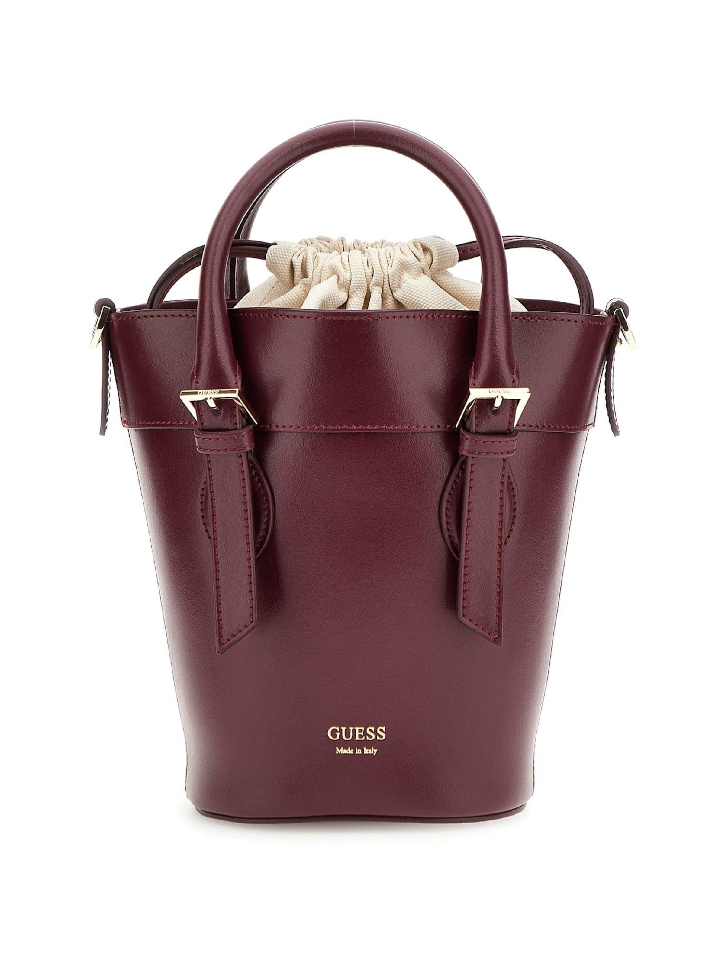 Guess bordeaux handbag best sale