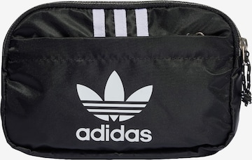 ADIDAS ORIGINALS Fanny Pack 'Archive' in Black: front