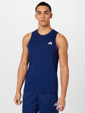 ADIDAS PERFORMANCE Funkční tričko 'Train Essentials Feelready' – modrá: přední strana