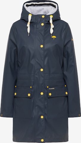 Schmuddelwedda Raincoat in Blue: front