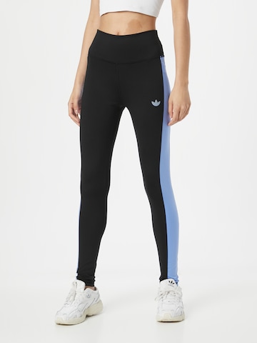 ADIDAS ORIGINALS Skinny Legginsy 'Side Panel' w kolorze czarny: przód