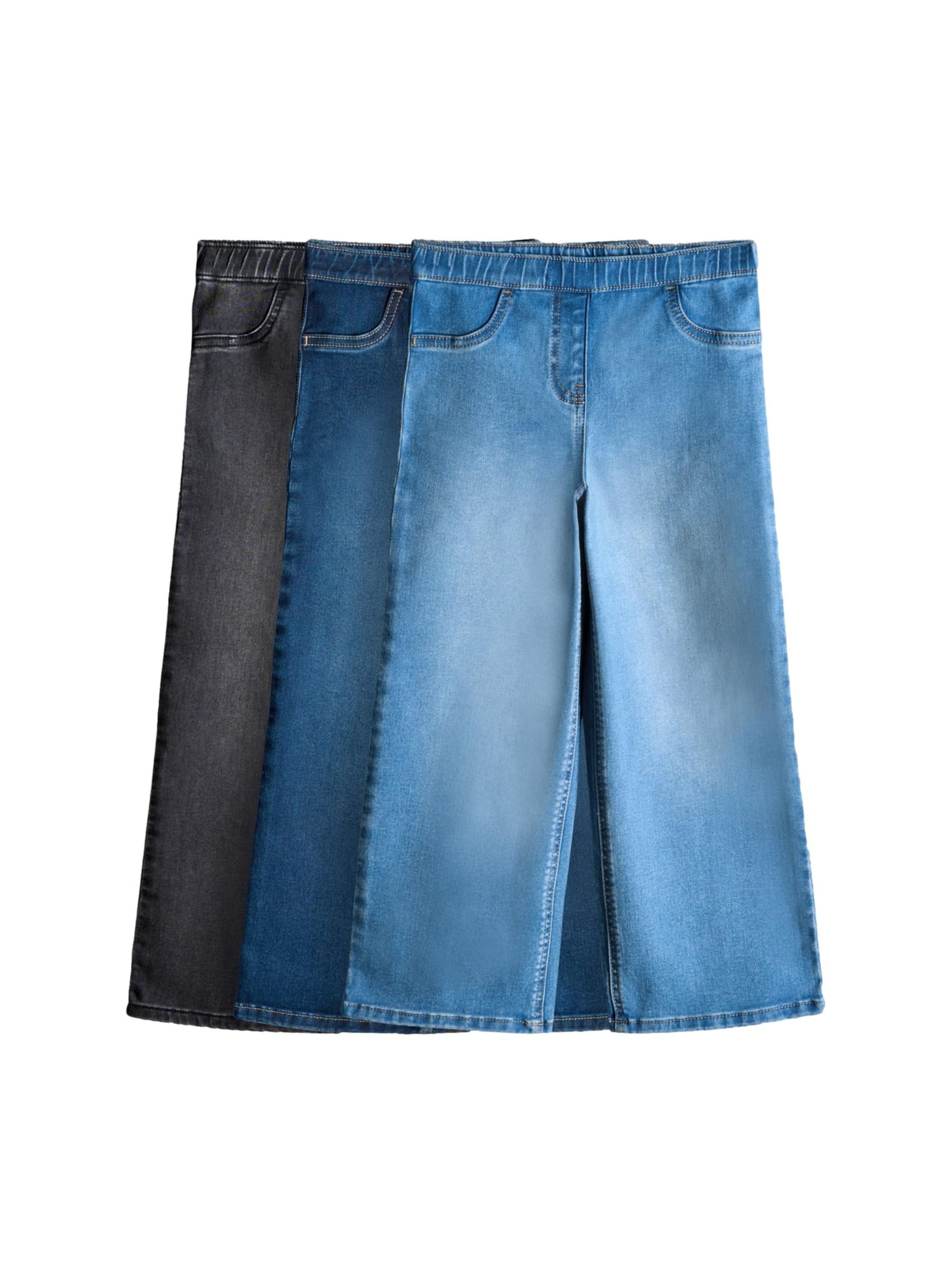 The Set - Pierna ancha Vaquero en azul: frente