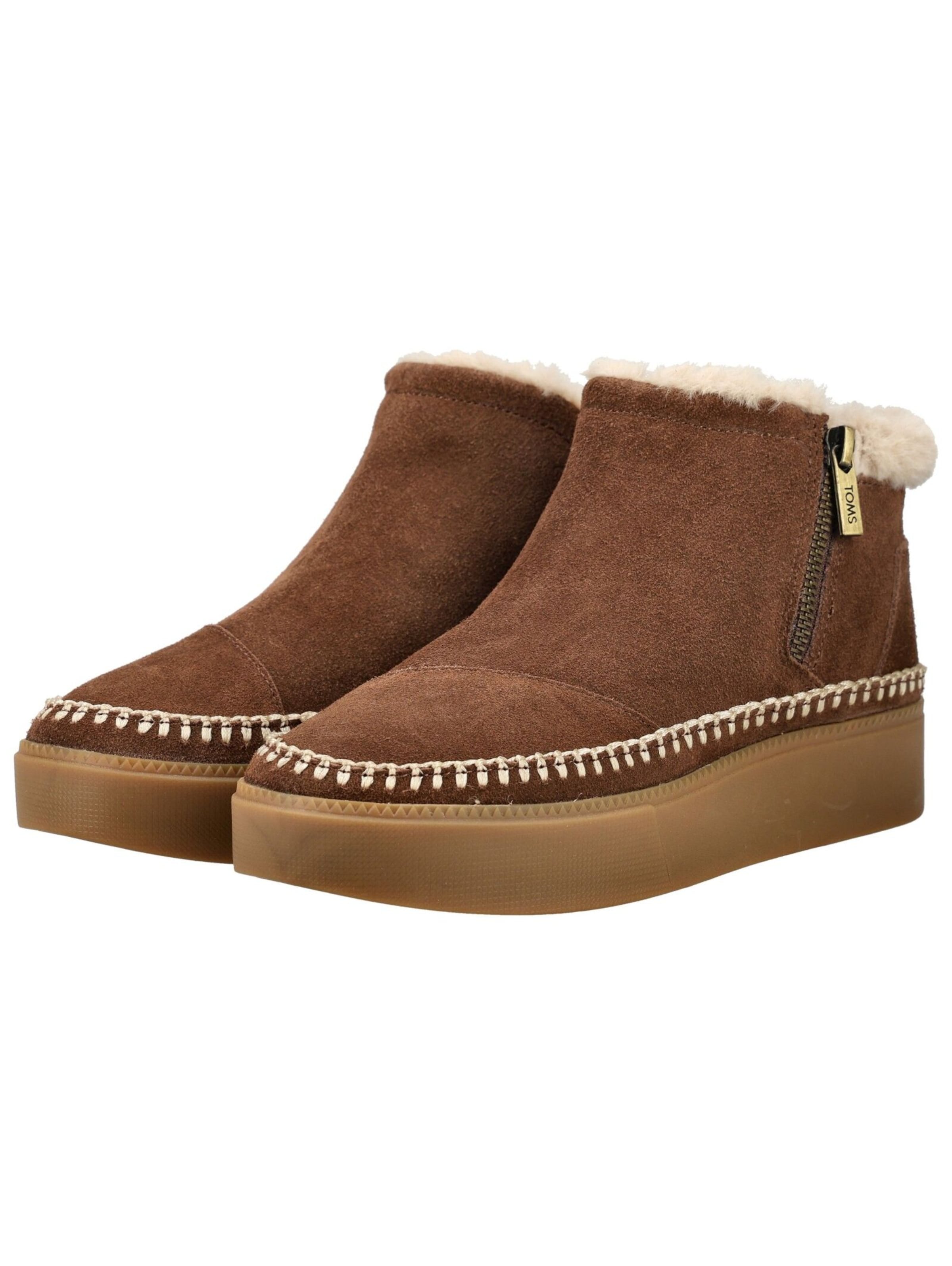 TOMS Enkellaarsjes in Bruin