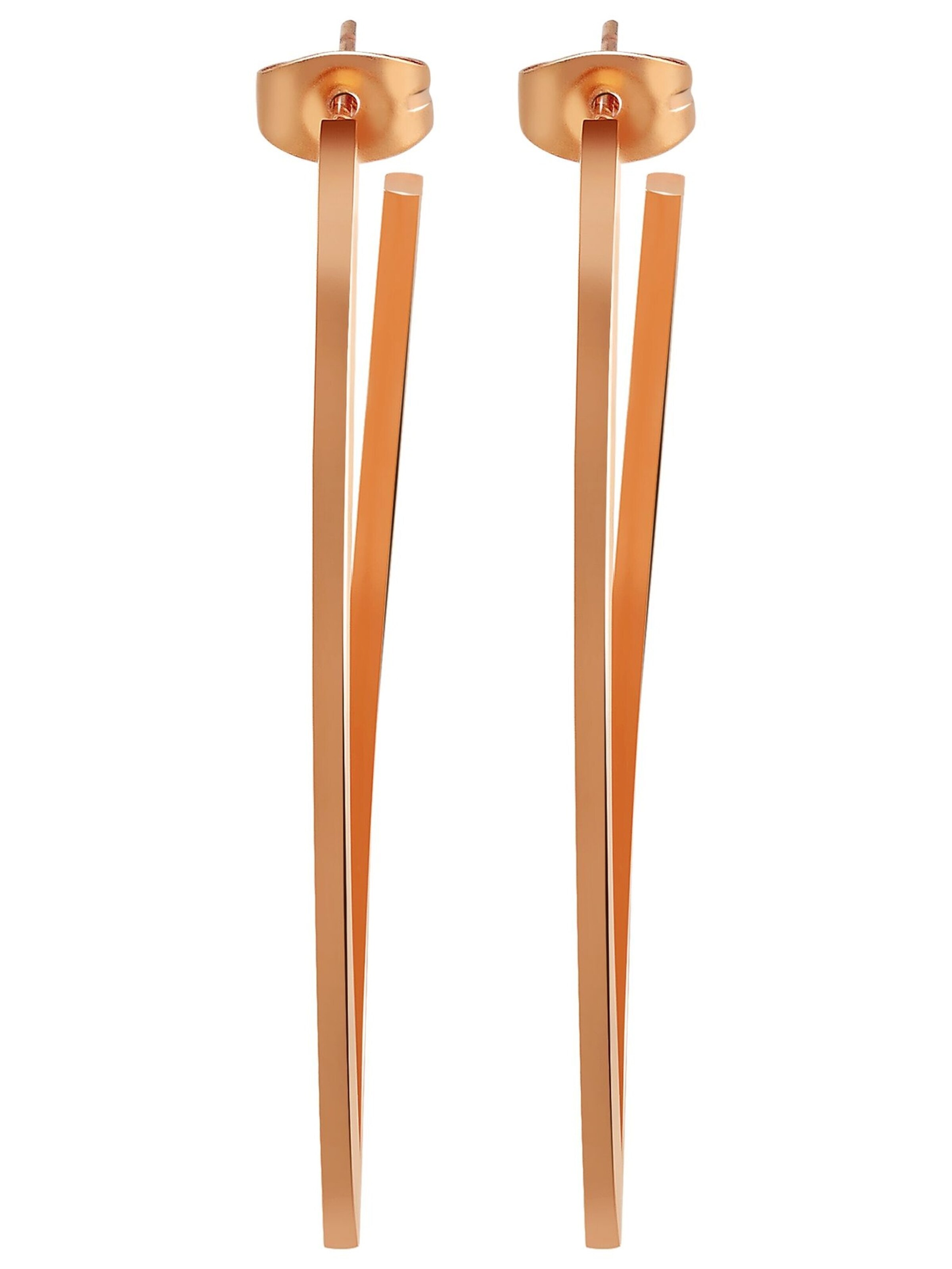 Akzent Earrings 'Trix, langlebig' in Gold: front
