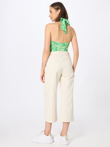 Wide leg Pantaloni de la HOLLISTER pe alb