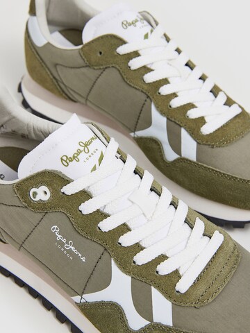 Pepe Jeans Sneakers 'Brit-On' in Green